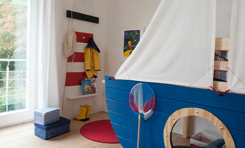 Wood Wax Finish in childrens bedroom