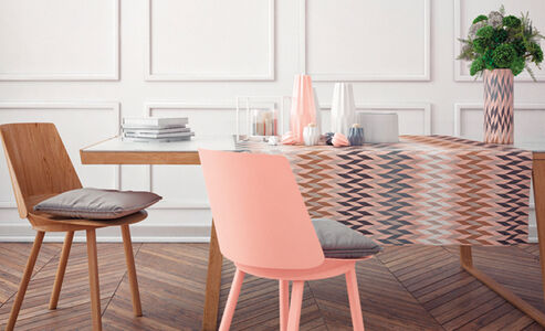 Osmo Wood Wax Finish in pastel blue and soft pink