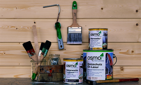 Osmo tools and accessories are ideally suited to the application of oil and wax-based finishes
