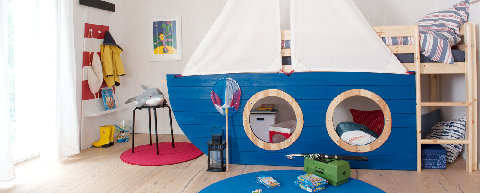 Add colour accents to children's bedrooms with Osmo Wood Wax Finish