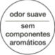 odor suave - sem componentes aromáticos