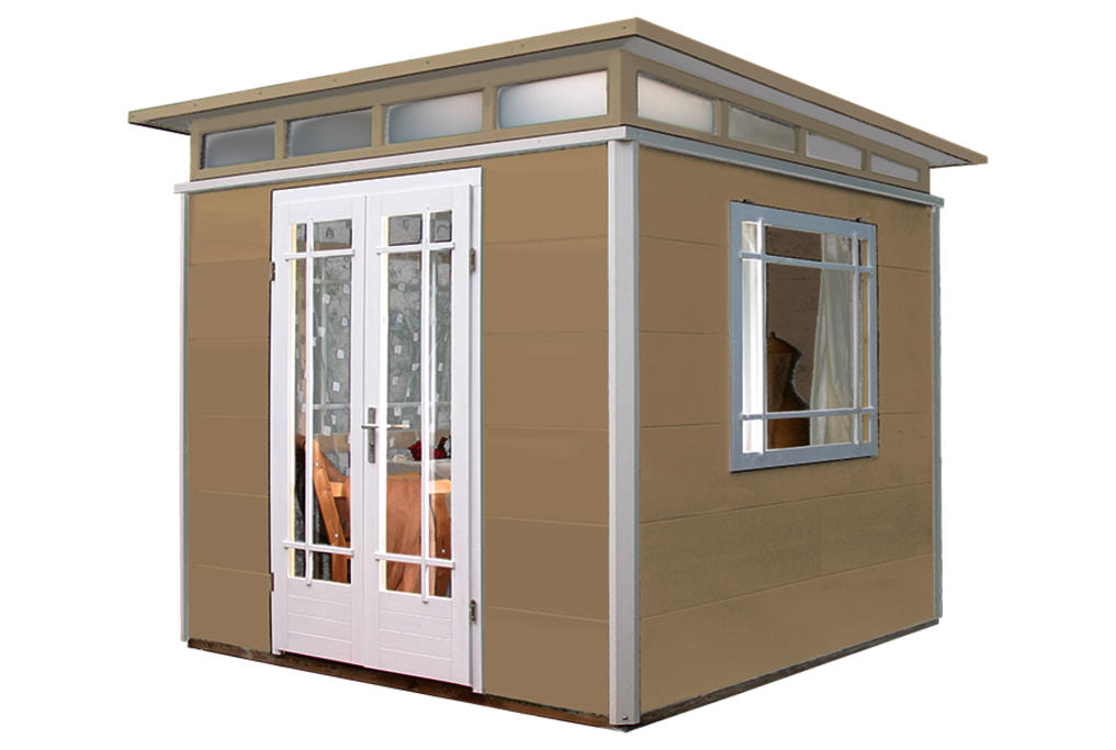 Your summerhouse as a creative workshop: bright and friendly in Osmo Country Colour 2204 Ivory.
