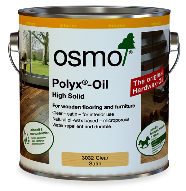 Oil and wax-based Osmo Polyx®-Oil Original protects wooden furniture from inside and out.