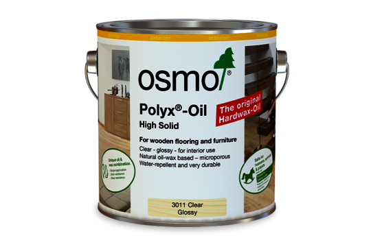Osmo Polyx®-Oil Original for solid wood flooring. Hard-wearing, water repellent and stain-resistant.