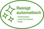 Reinigt automatisch: Aanbrengen - Laat het werken - Klaar