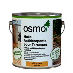 Huile Antidérapante pour Terrasses