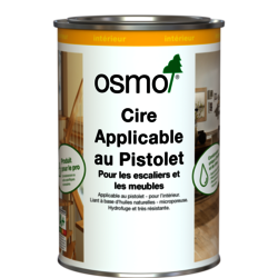 Cire applicable au pistolet