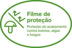 Filme de proteção - Proteção do acabamento contra bolores, algas e fungos