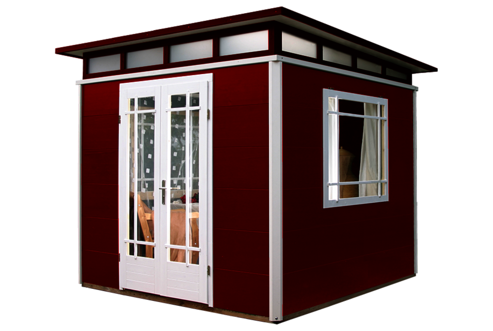 Your summerhouse as your quiet place: bold and Scandinavian in Osmo Country Colour 2308 Nordic Red.