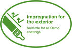 Impregnation for the exterior – Suitable for all Osmo coatings