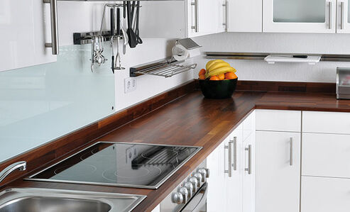 Finishes for kitchen worktops