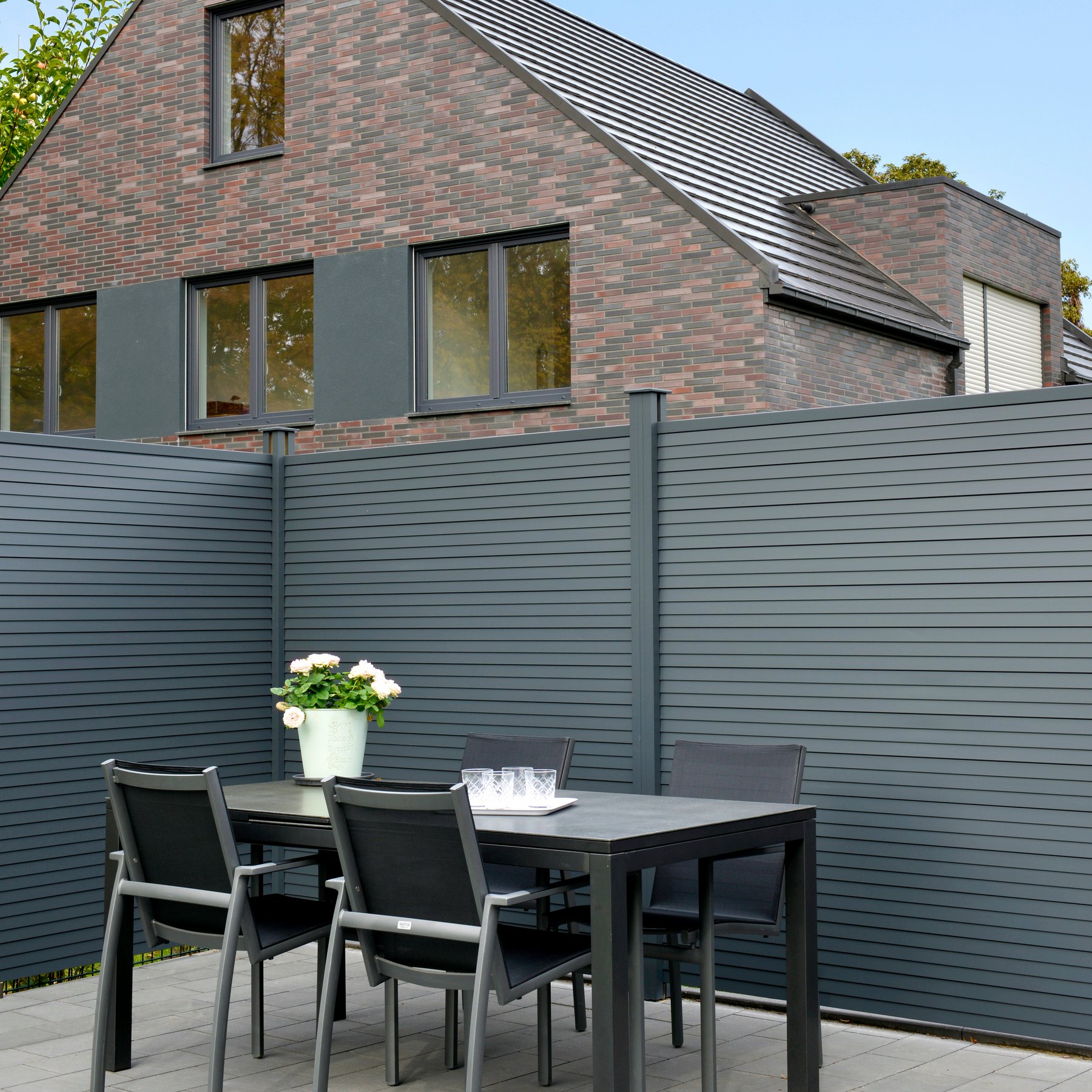 Alu-Fence Juel Antracite