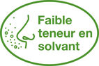 Faible teneur en solvant