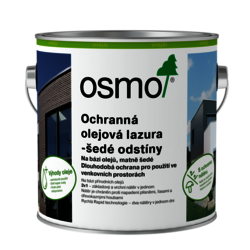 Ochranná olejová lazura -šedé odstíny