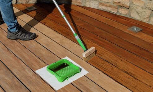 Initial care for decking