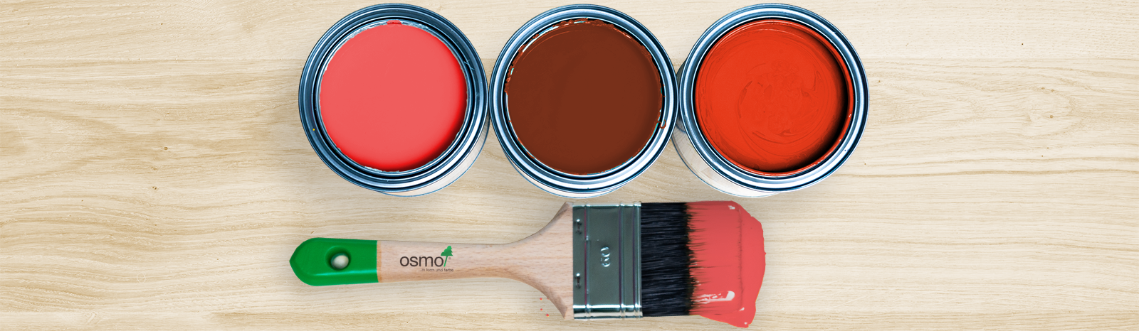 Colores rojos cálidos: Mezclas de colores Osmo Cera-Deco